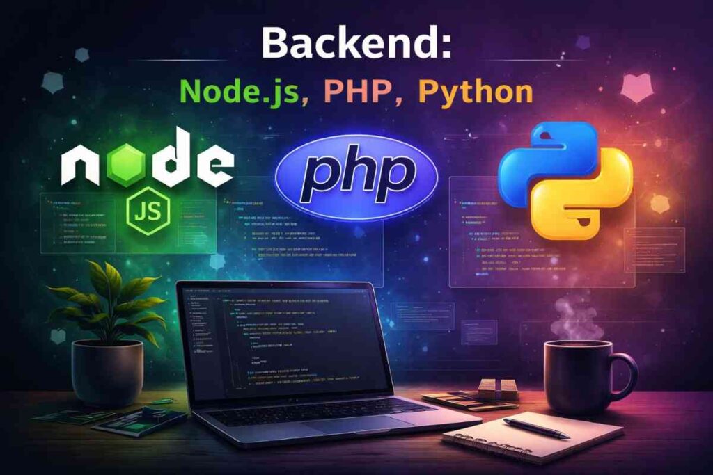 backend website designing